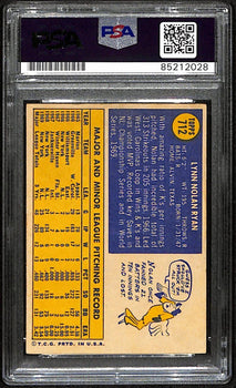 Nolan Ryan Hof Mets Signed/Autographed 1970 Topps