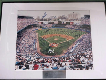 New York Yankees 2004 Autographed Photo Frame With Player Alex Rodriguez