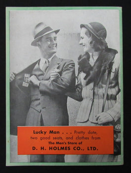 11/24/1945 Tulane Vs. Notre Dame College Program