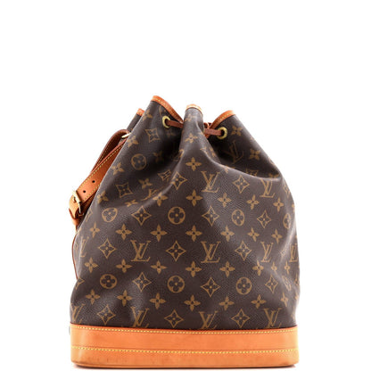 Louis Vuitton Noe Handbag Monogram Canvas Large
