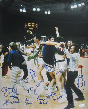 1972 Team Usa Basketball 13X Team Signed 16X20 Photo Olympics Jsa 193123