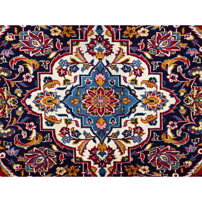 9'8"X12'10" Red Zoroastrian Kishoon Hand Knotted Soft Wool Oriental Rug