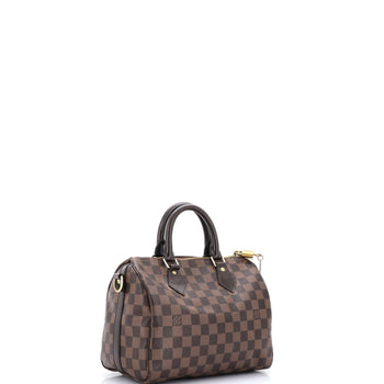 Louis Vuitton Speedy Bandouliere Bag Damier 25