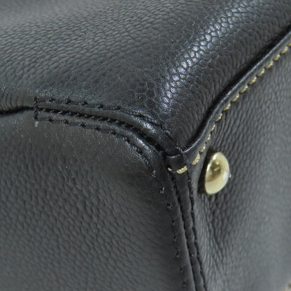 Chanel   Tote Bag Coco Mark Wild Stitch Grained