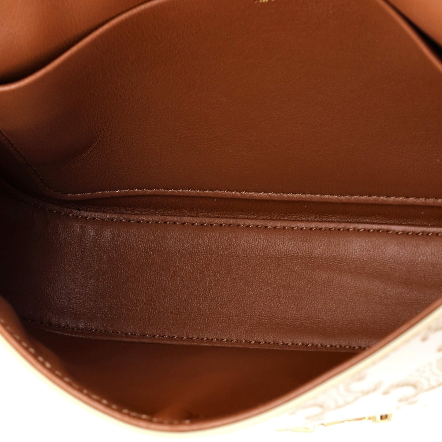 Celine Triomphe East-West Shoulder Bag Triomphe Coated Canvas