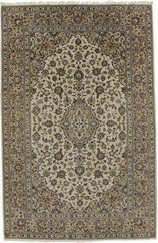 Handmade Vintage Oriental Area Rug Classic Floral