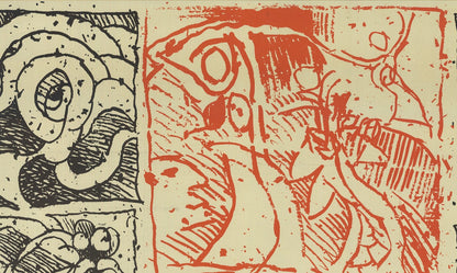 Pierre Alechinsky L'Imagination Prend Le Pouvoir " Offset Lithograph 196