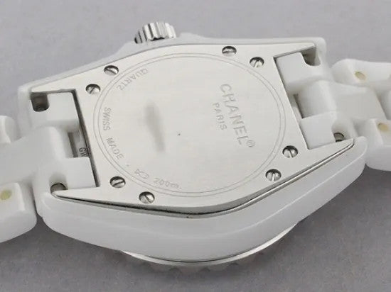 Chanel J12 12P Genuine Diamond Index H1628 White Ceramic