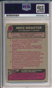 1977 Topps Mike Webster Hof #99 Signed Rookie