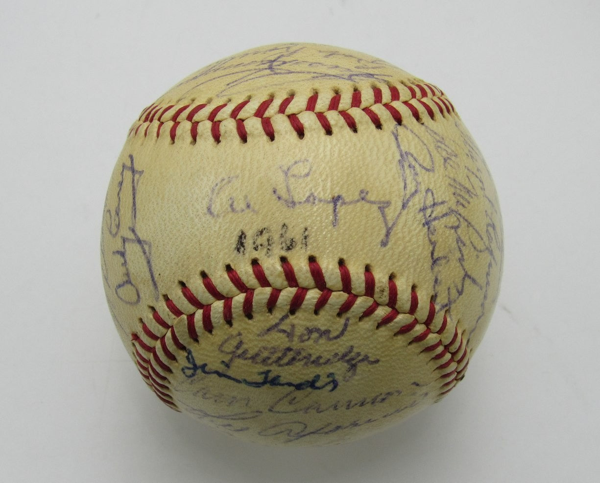 1961 White Sox Team Multi-Signed/Autographed (30) Oal Baseball Lopez Fox 196358