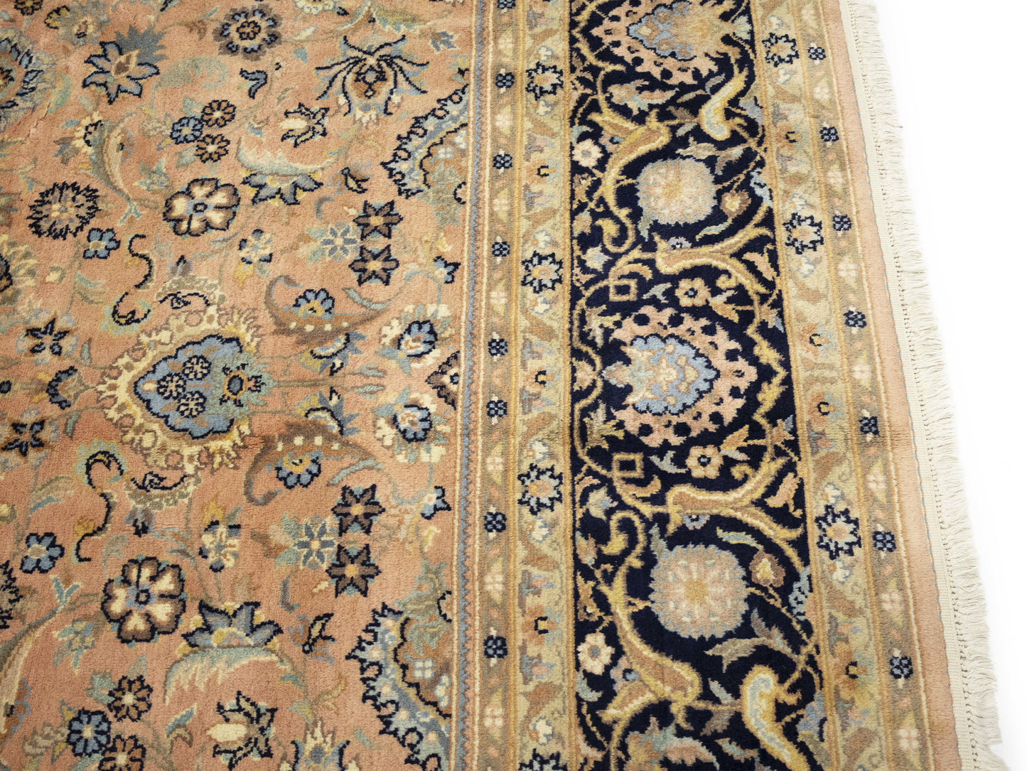 Traditional Floral Hand-Knotted Oriental Rug Wool Carpet 9X12 ft Home Decor