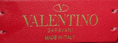 Valentino Garavani Vring Shoulder Bag Printed Leather Small