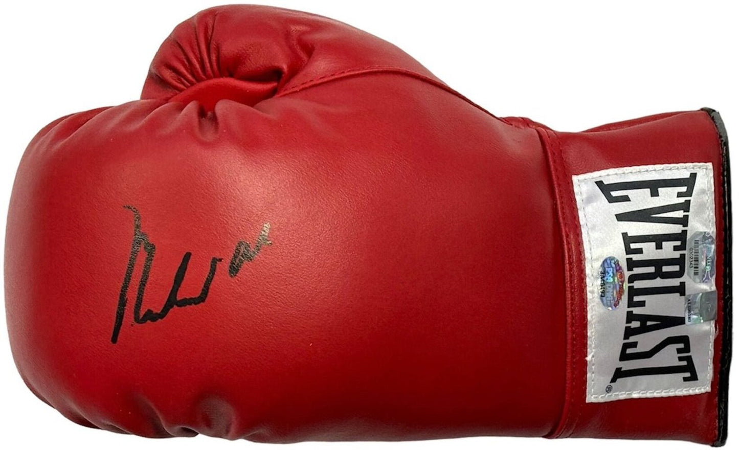 Muhammad Ali Autographed Red Everlast Left Hand Boxing Glove (Psa) Auto Grade 10