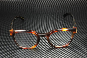 DUNHILL DU0003O 002 Brown Havana Rectangular 49