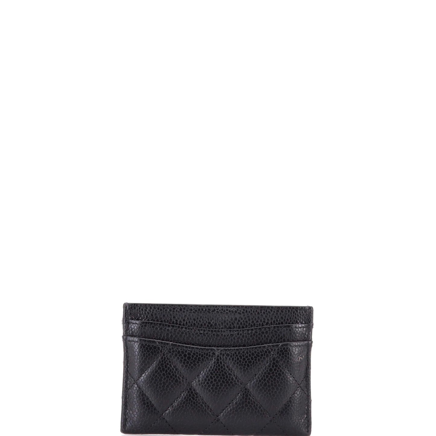 Chanel Classic Card Holder Quilted Caviar