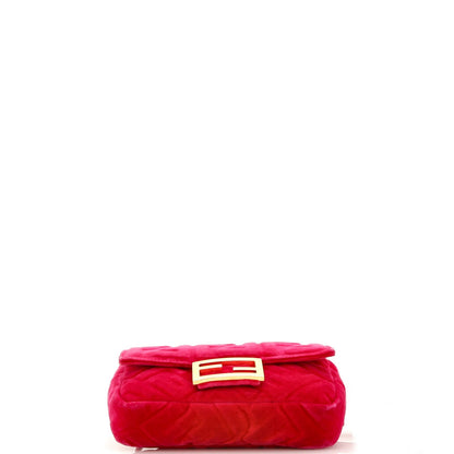 Fendi Baguette Hip Belt Bag Zucca Velvet