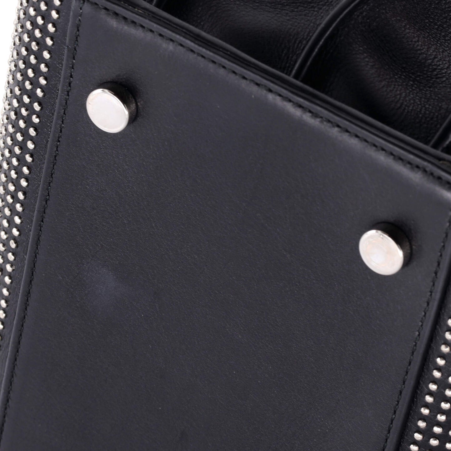 Saint Laurent Sac De Jour Bag Studded Leather Small