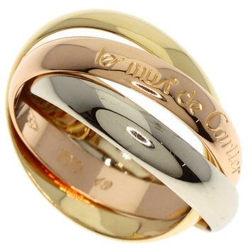 Cartier Trinity #49 Ring K18 Yellow Gold 18K Pink