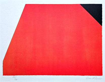 Dan Flavin Lithograph Coa Signed Op Numbered In Pencil Stamp