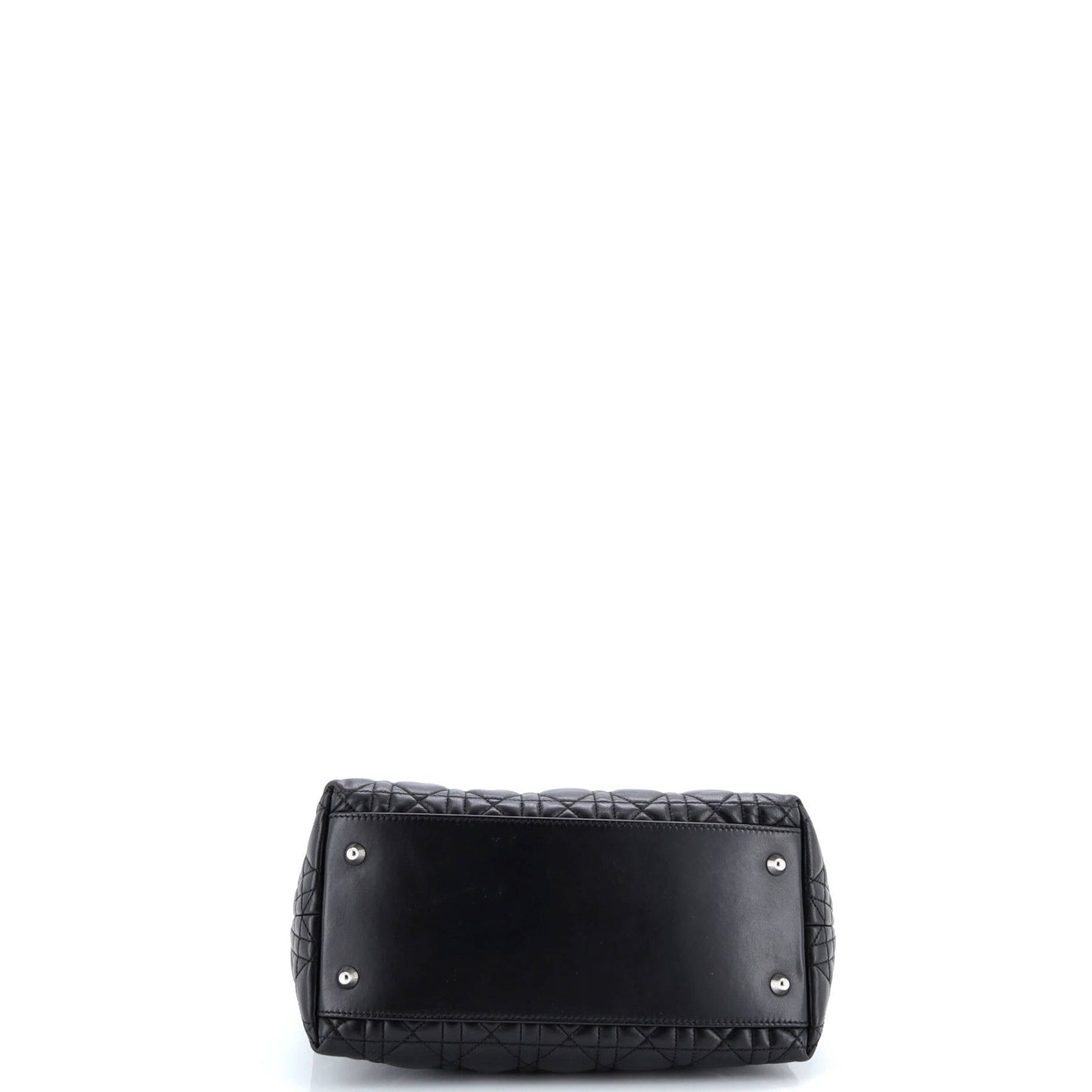 Christian Dior Lady Dior Soft Tote Cannage Quilt Lambskin Medium