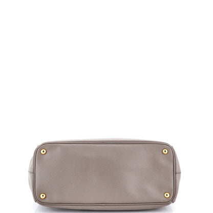 Prada Double Zip Lux Tote Saffiano Leather Large