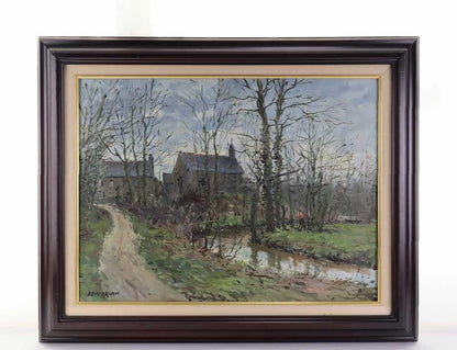 Jean Kevorkian Original Oil Painting On Canvas Signed Framed Impressionism Art