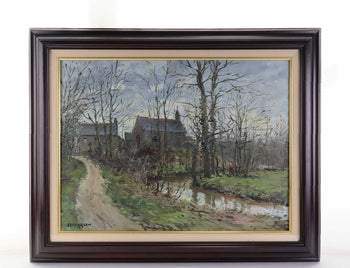 Jean Kevorkian Original Oil Painting On Canvas Signed Framed Impressionism Art