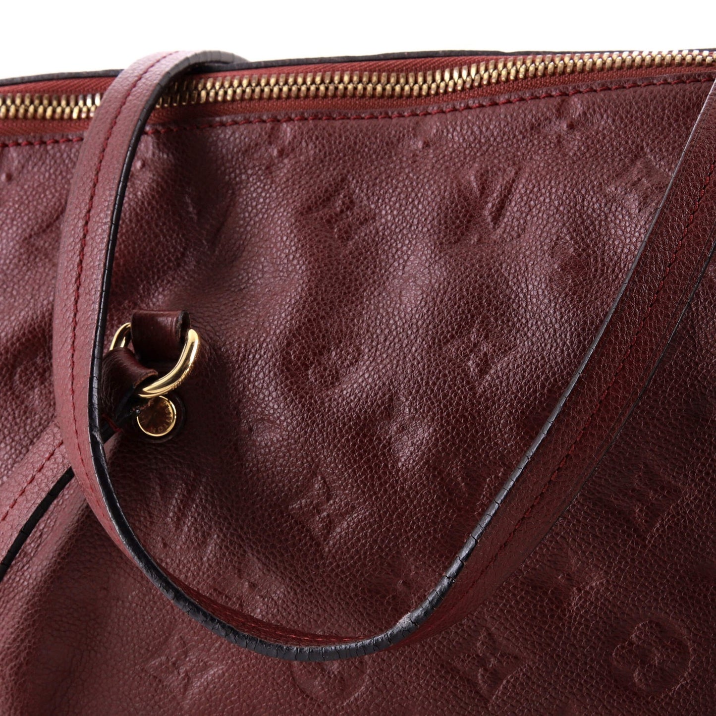 Louis Vuitton Lumineuse Handbag Monogram Empreinte Leather Gm