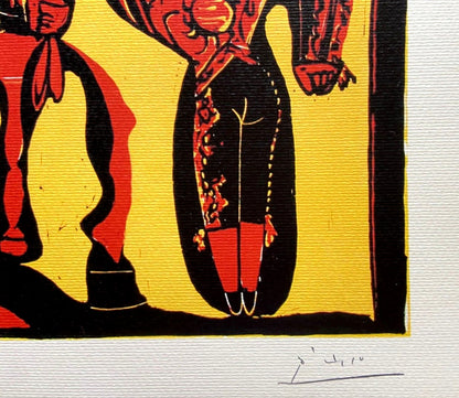 Pablo Picasso. Signed Lithograph Coa Numbered By Hand In Pencil