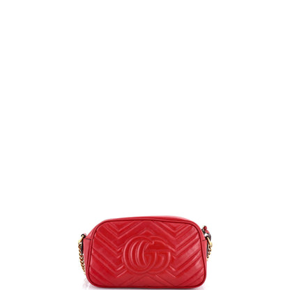 Gucci Gg Marmont Shoulder Bag Matelasse Leather Small