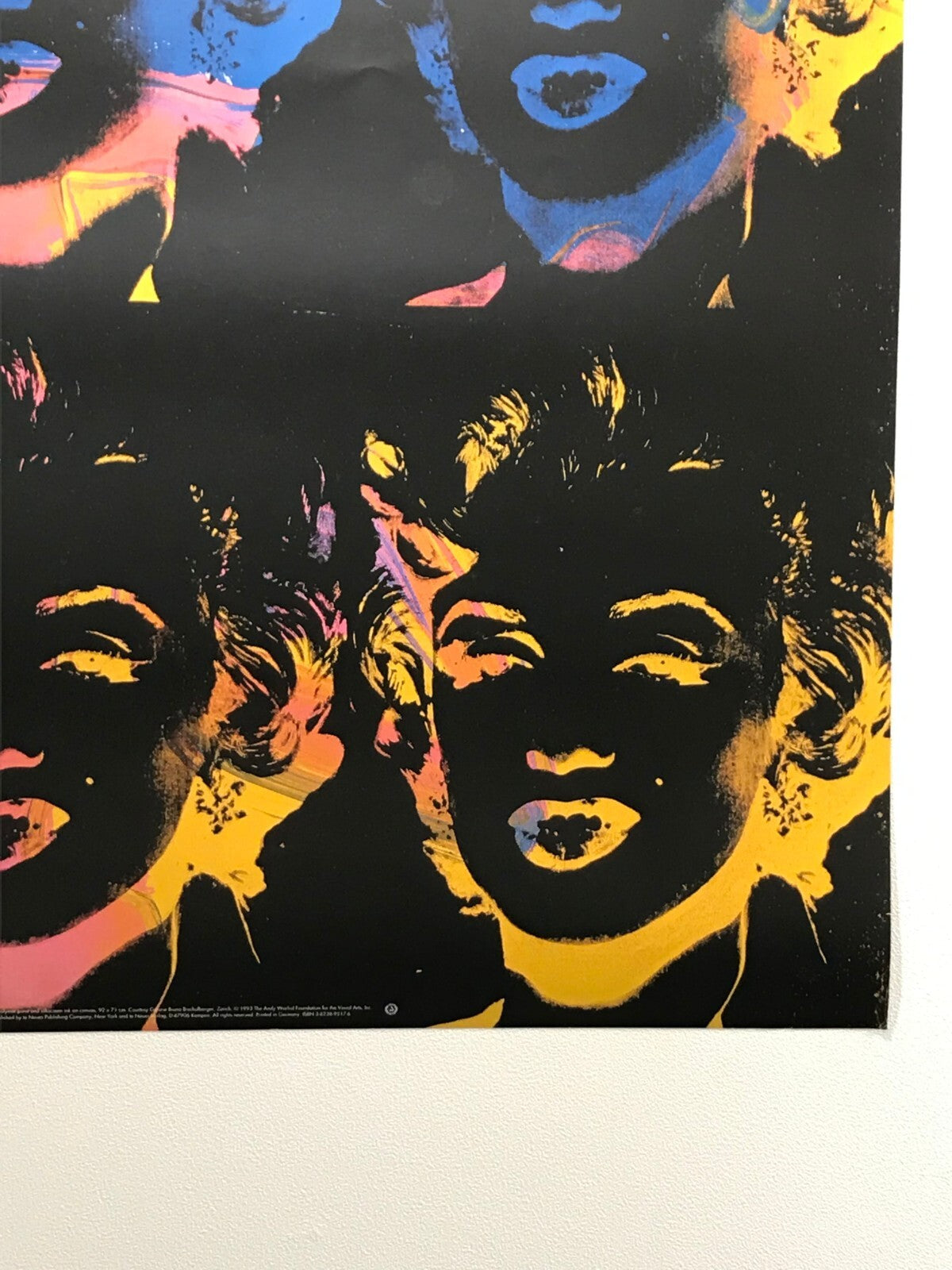 1993 Andy Warhol Montreal Museum of Fine Arts Exhibition Poster 4 Marilyns