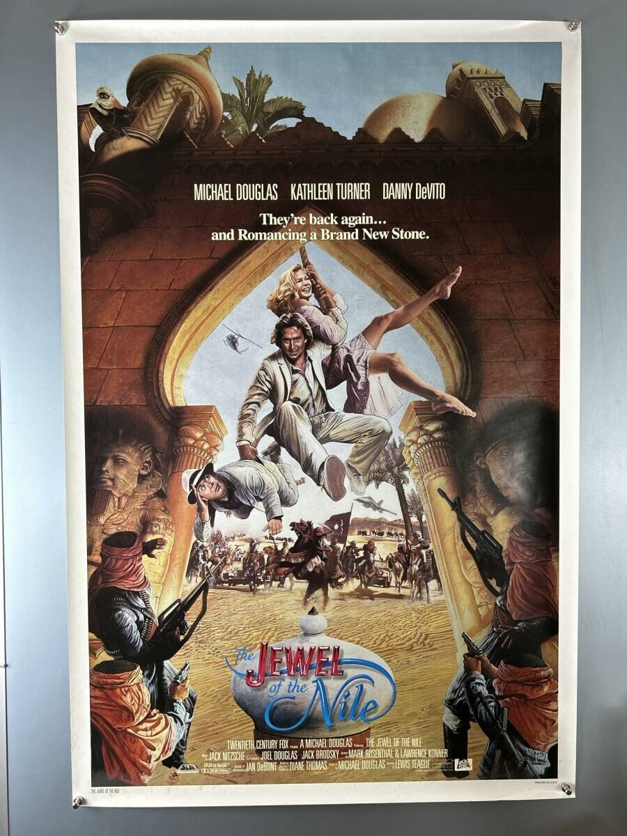 Jewel Of The Nile Us Poster Michael Douglas 103X69 Cm (40X27 In)