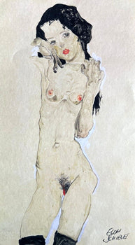 Egon Schiele (Lithograph Coa Signed Numbered In Pencil Limited)