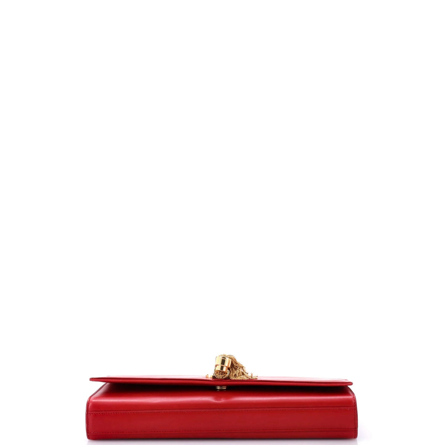 Saint Laurent Classic Monogram Tassel Clutch Leather Long