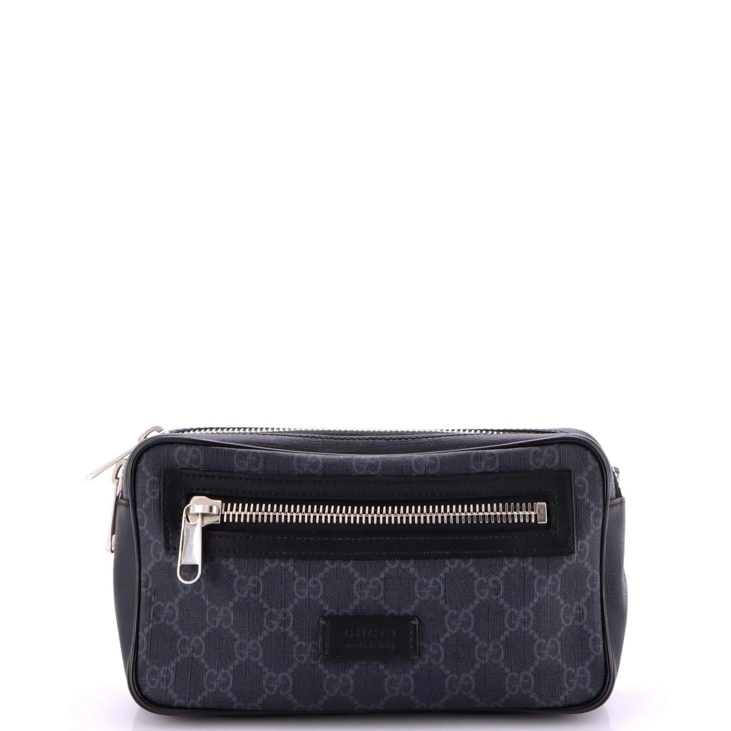 Gucci Soft Zip Belt Bag Gg Coated Canvas Small