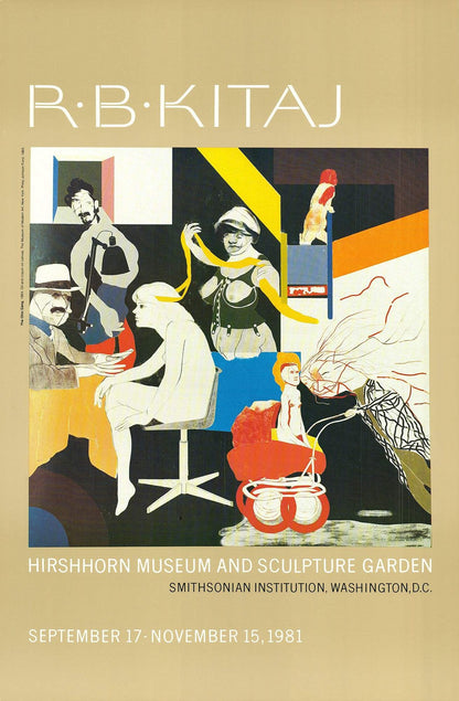 R.B. Kitaj The Ohio Gang " Offset Lithograph