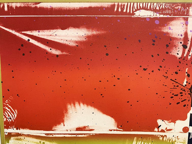 Mitsuo Kano Illumination 1986 L No 19 Lithograph Signed Limited Ed 35