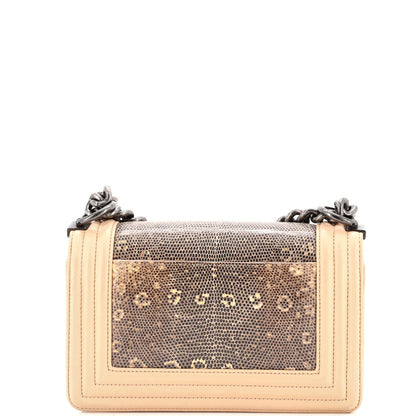 Chanel Boy Flap Bag Lizard Small