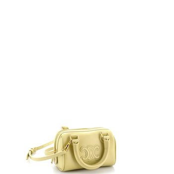 Celine Cuir Triomphe Boston Bag Leather Mini