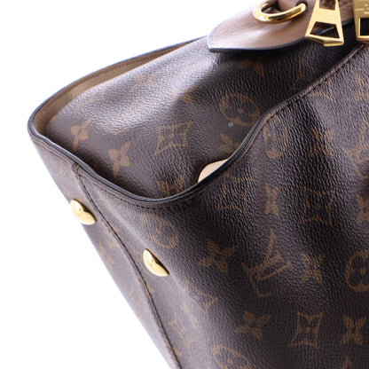 Louis Vuitton Tuileries Handbag Monogram Canvas With Leather