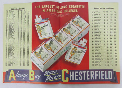 9/29/1950 Georgia Bulldogs Vs. Saint Mary'S Official Football Program 131193