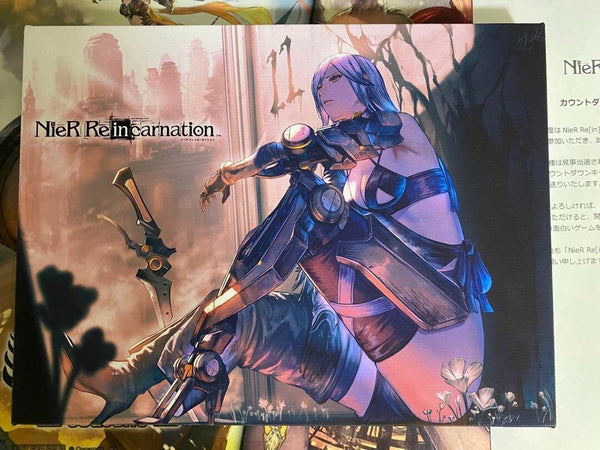 G Nier Re[In]Carnation Rare Canvas Art Limited of 10 Illustrated by Taku