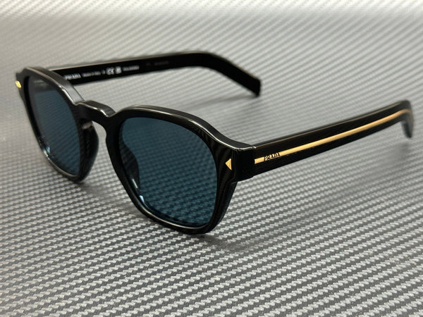 PRADA PR A16S 16K04D Black Green Polarized Unisex 52 mm Sunglasses