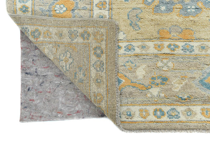 Oushak Pakistan Oriental Rug Muted Colors Floral