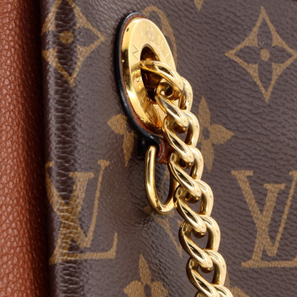 Louis Vuitton Surene Handbag Monogram Canvas With Leather Mm