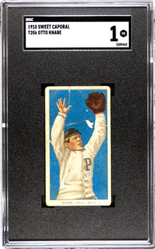 Otto Knabe 1910 Sweet Caporal T206 Sgc 1