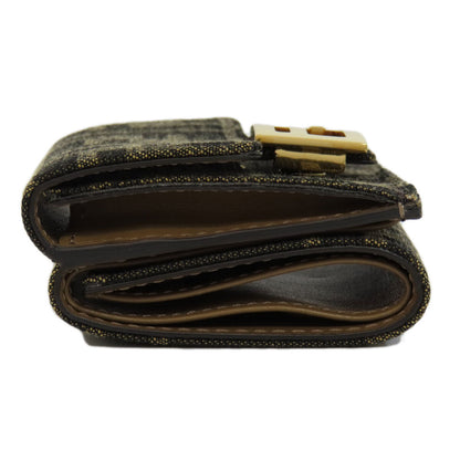 FENDI   Bifold Wallet with Coin Pocket Zucca