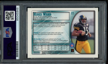 Hines Ward Steelers Autographed 1998 Bowman