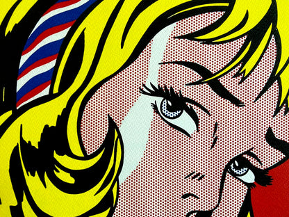 Roy Lichtenstein Lithograph Coa Signed With Pen Stamped Numbered In Pencil Rare