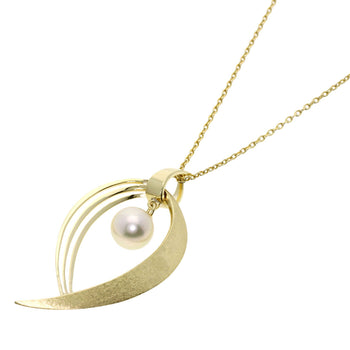 Mikimoto   Necklace Pearl Pearl K14 Yellow Gold